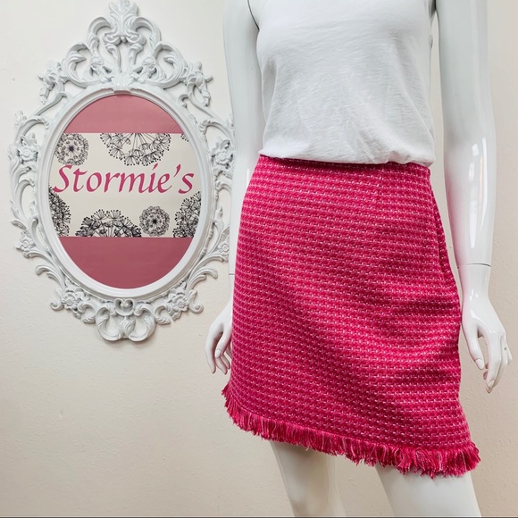 INC International Concepts Dresses & Skirts - I.N.C international concepts / Pink Tweed Skirt